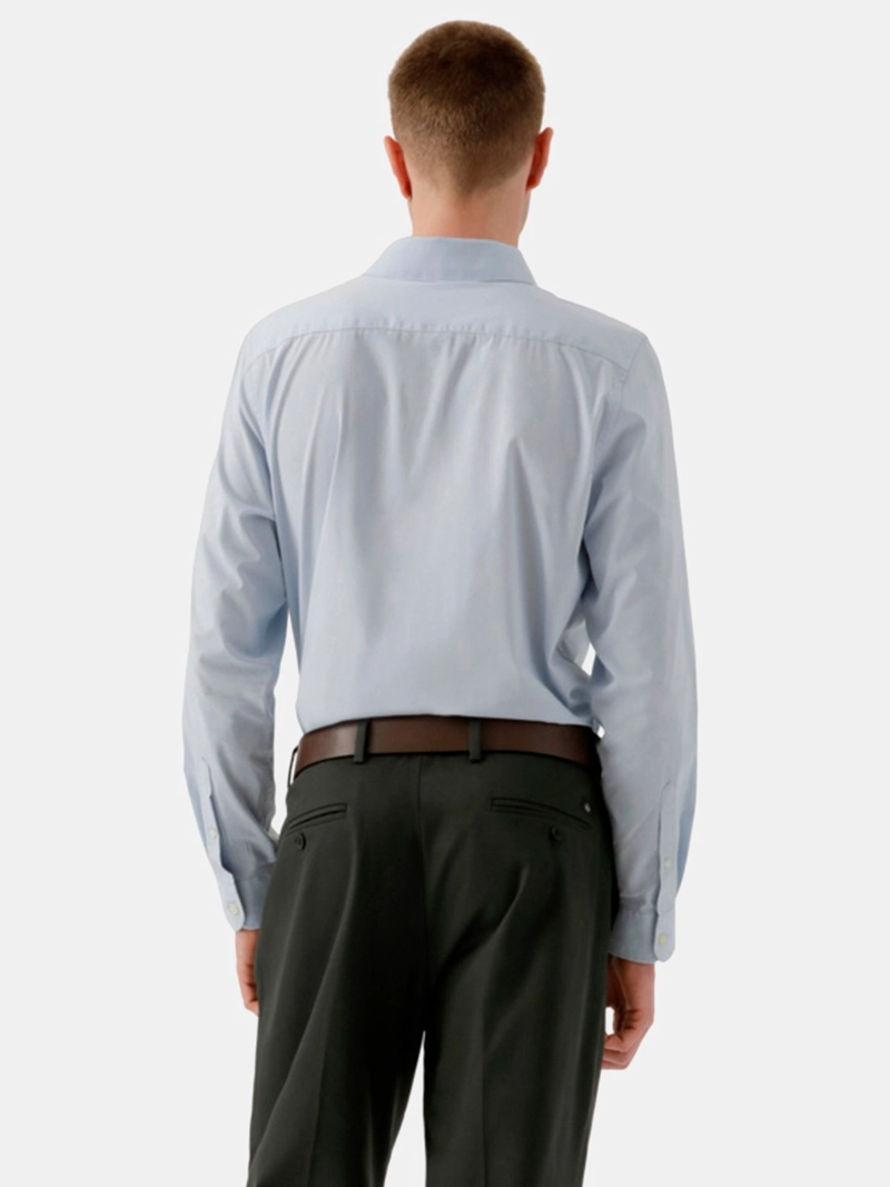 CAMISA MANGA LARGA ALGODÓN HOMBRE DOCKERS AZUL WORKDAY - 3