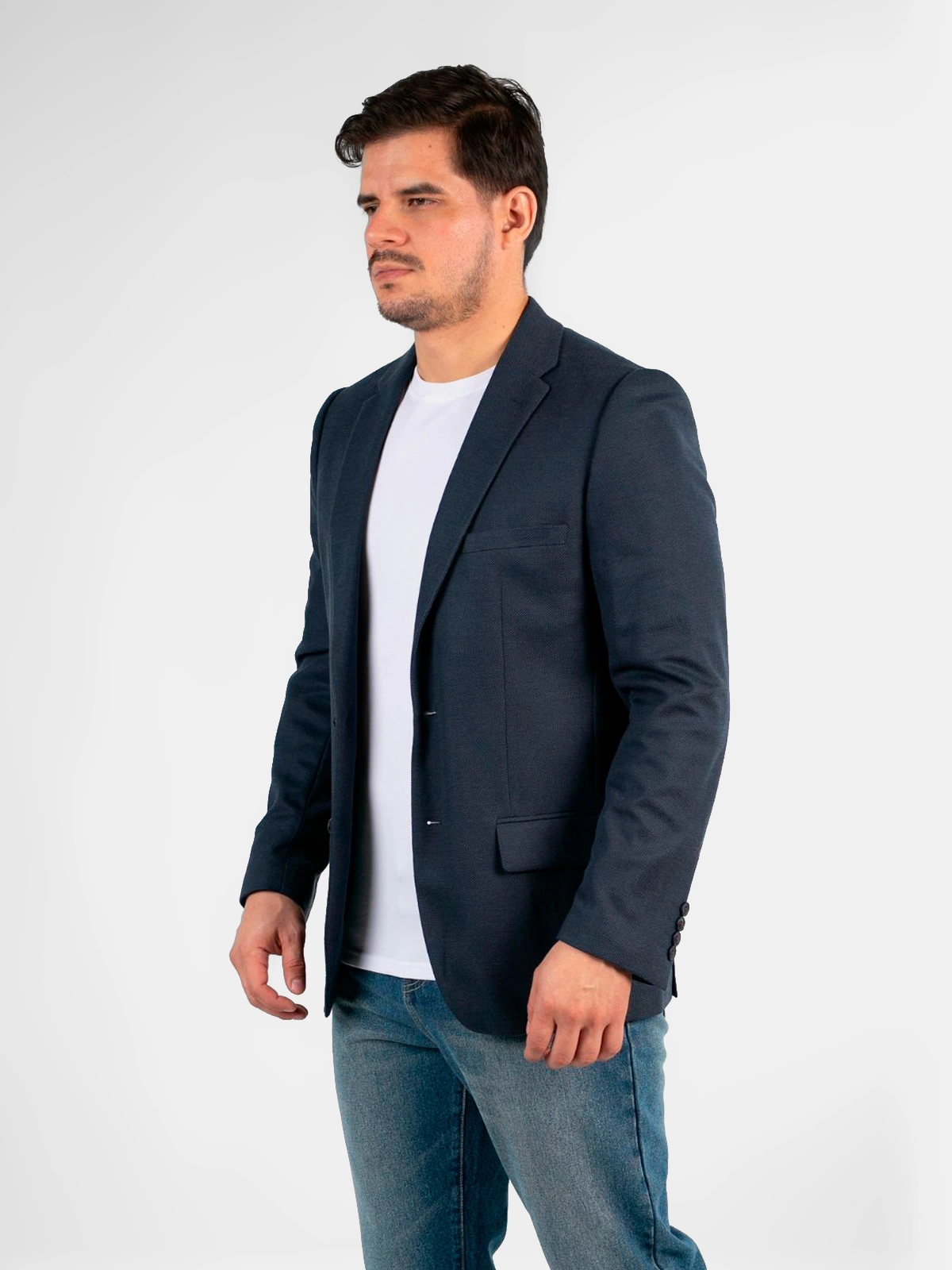BLAZER HOMBRE OSCAR DE LA RENTA AZUL 03BLZ024 - 1