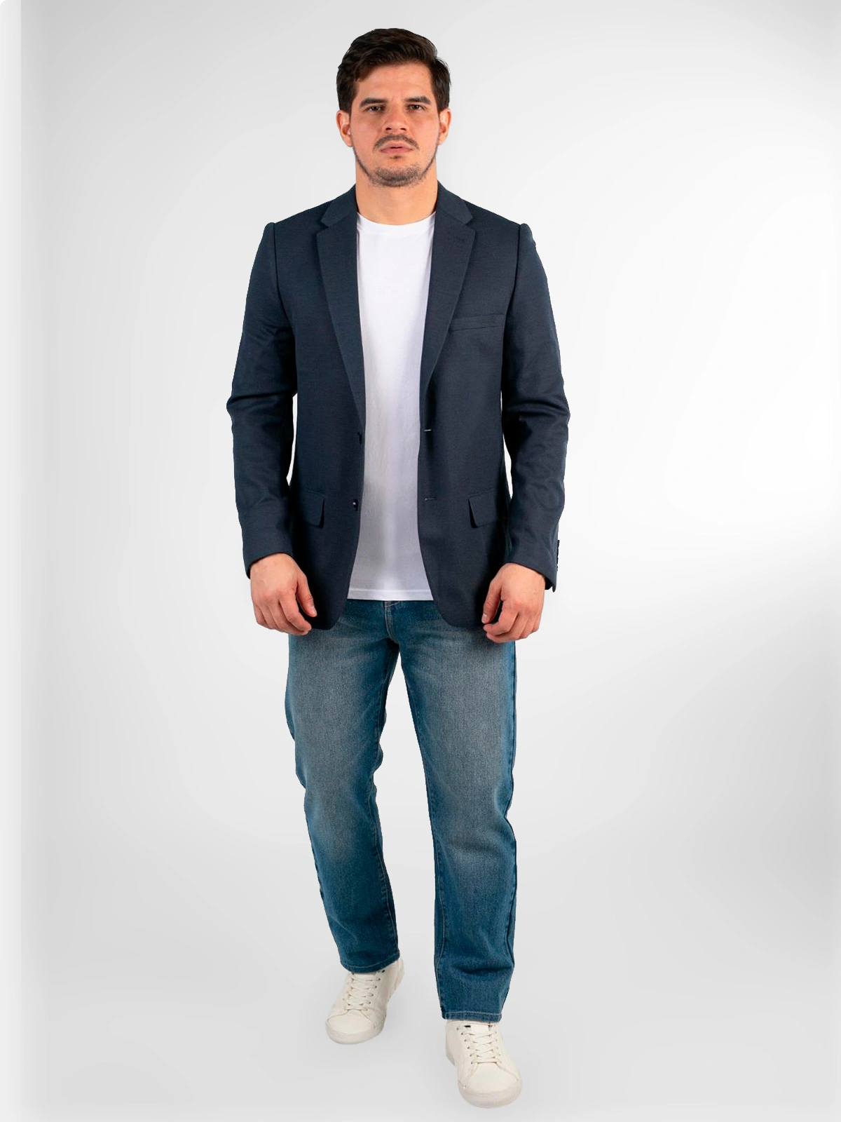 BLAZER HOMBRE OSCAR DE LA RENTA AZUL 03BLZ024 - 3