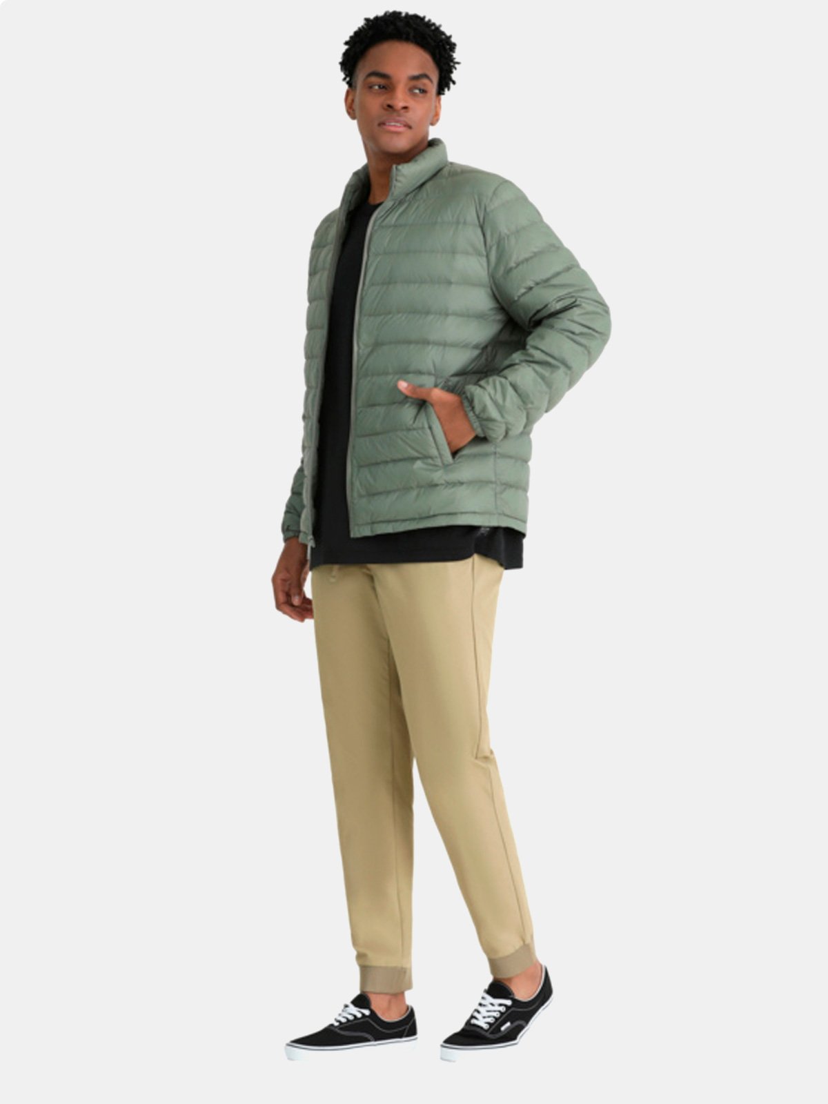 CASACA HOMBRE DOCKERS VERDE PACKABLE - 4