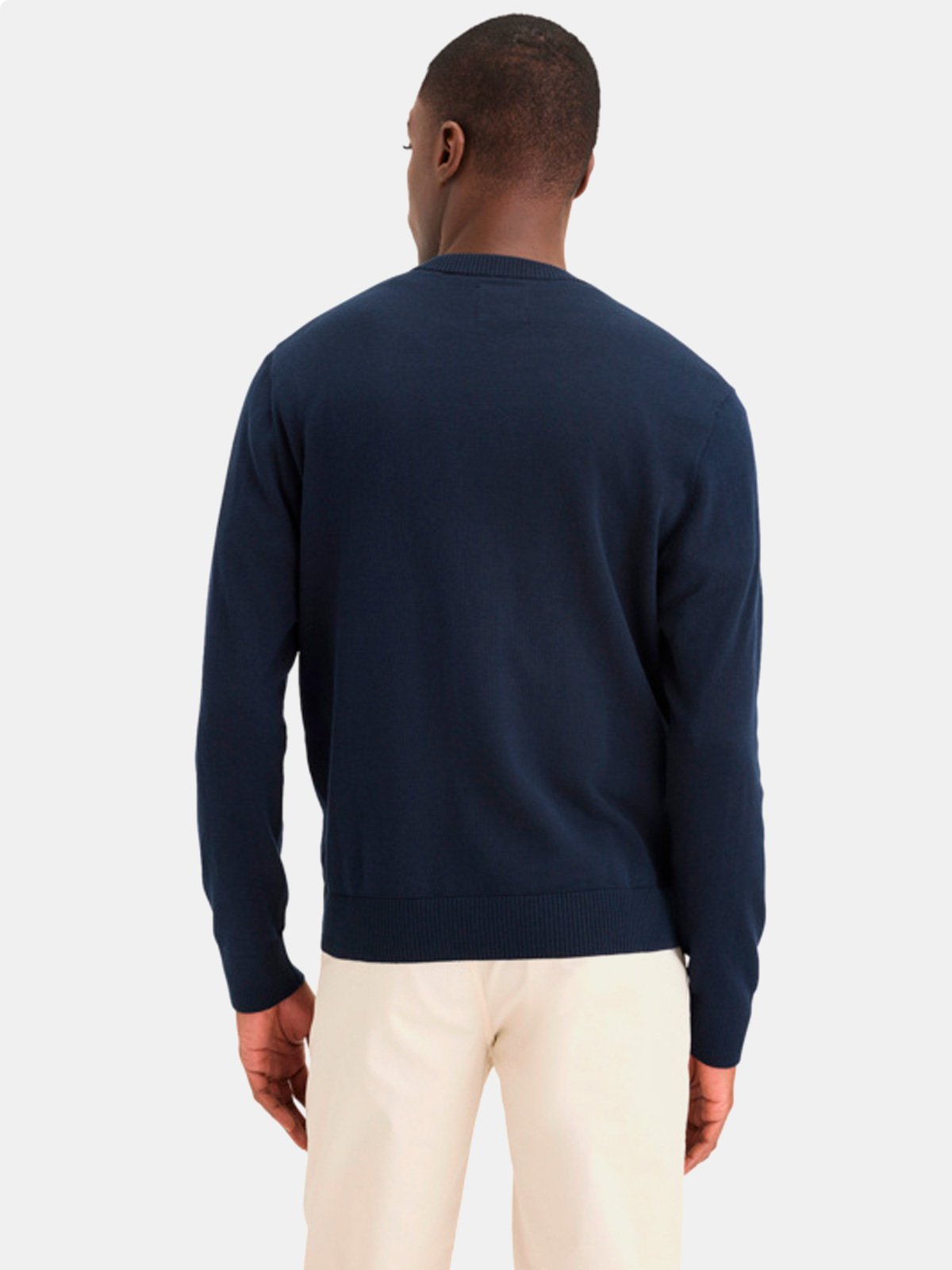 CHOMPA HOMBRE DOCKERS AZUL CUELLO EN V - 2