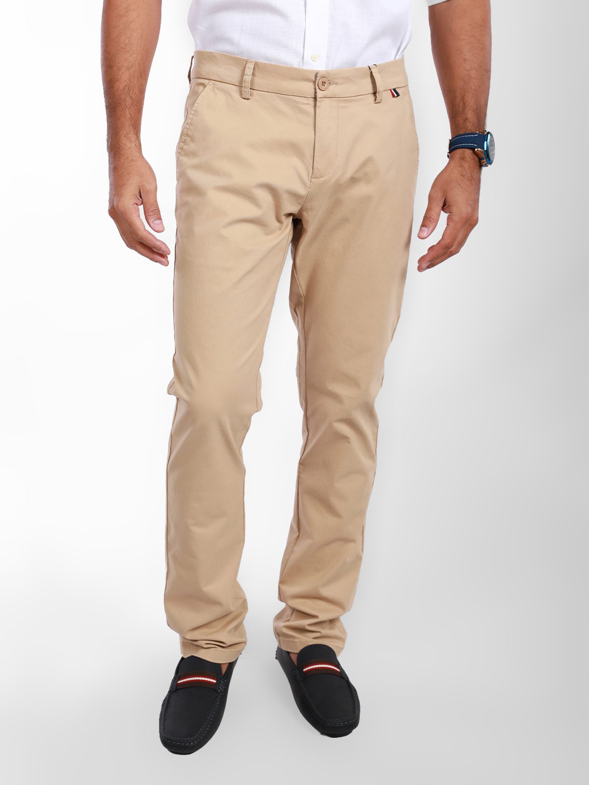 PANTALÓN REGULAR FIT ALGODÓN HOMBRE US POLO - 1