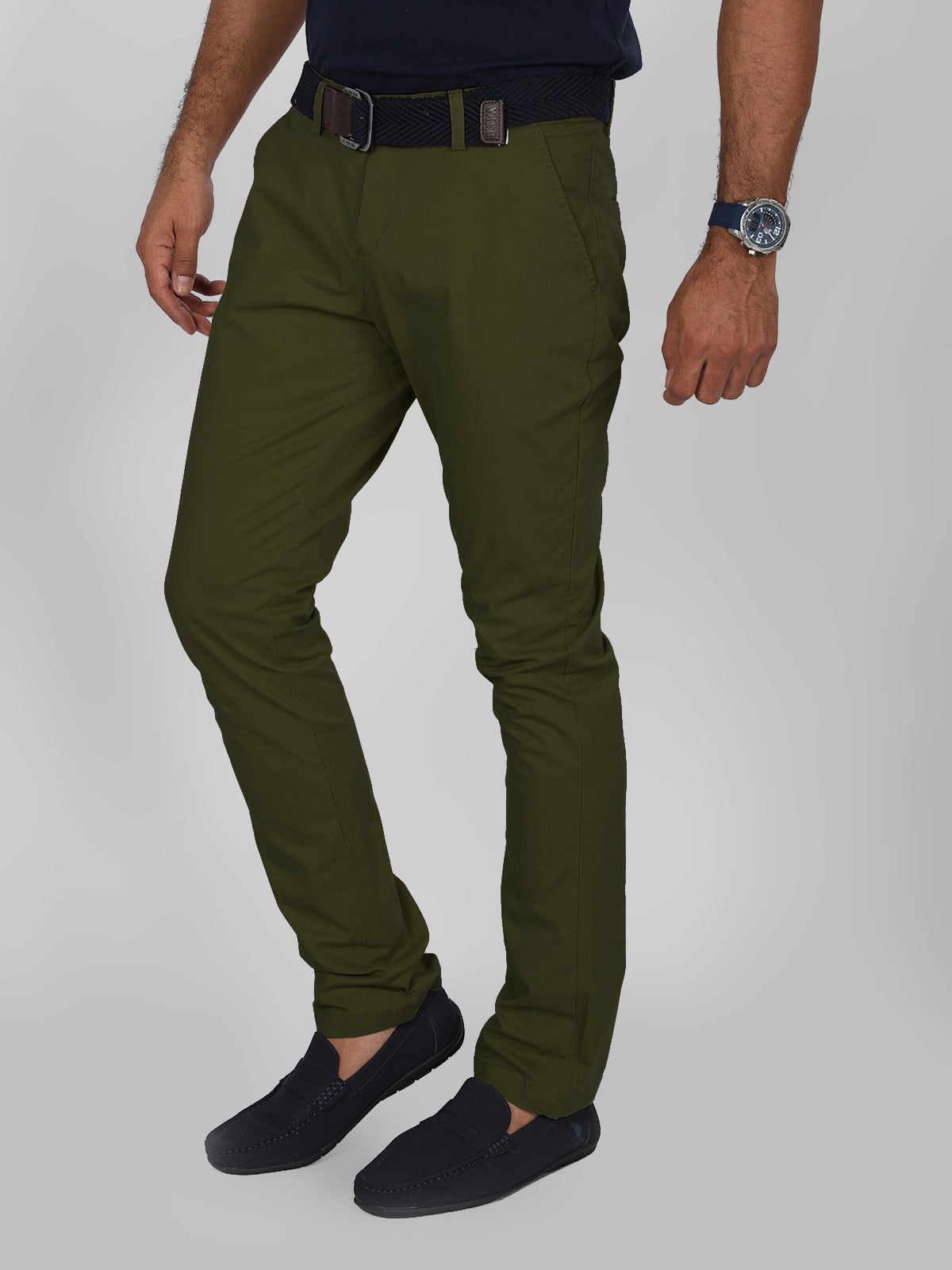 PANTALÓN REGULAR FIT ALGODÓN HOMBRE US POLO - 2