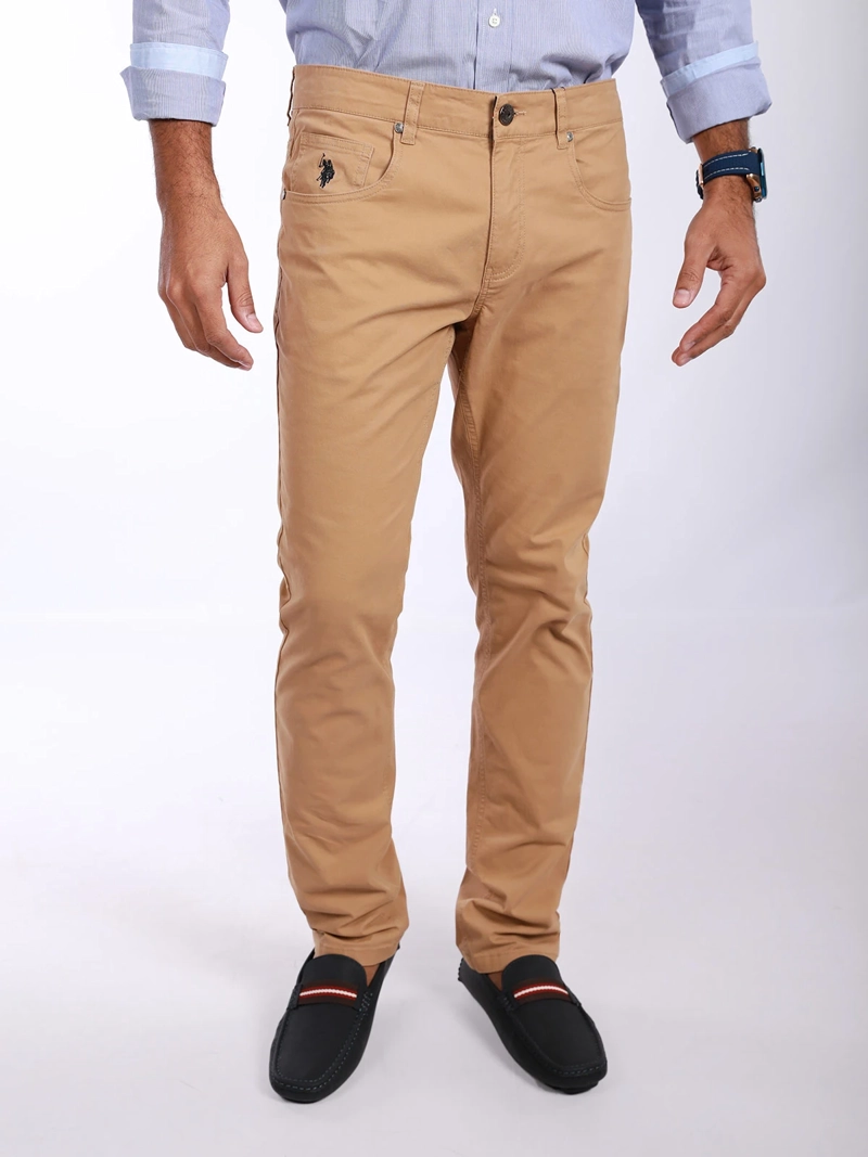 PANTALÓN ALGODÓN HOMBRE US POLO - 1