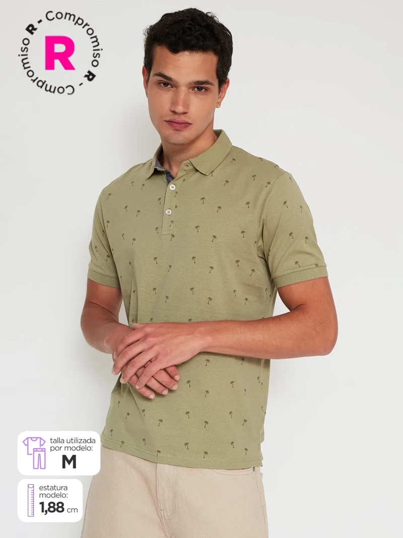POLO MANGA CORTA HOMBRE KENNETH STEVENS ERA - 1