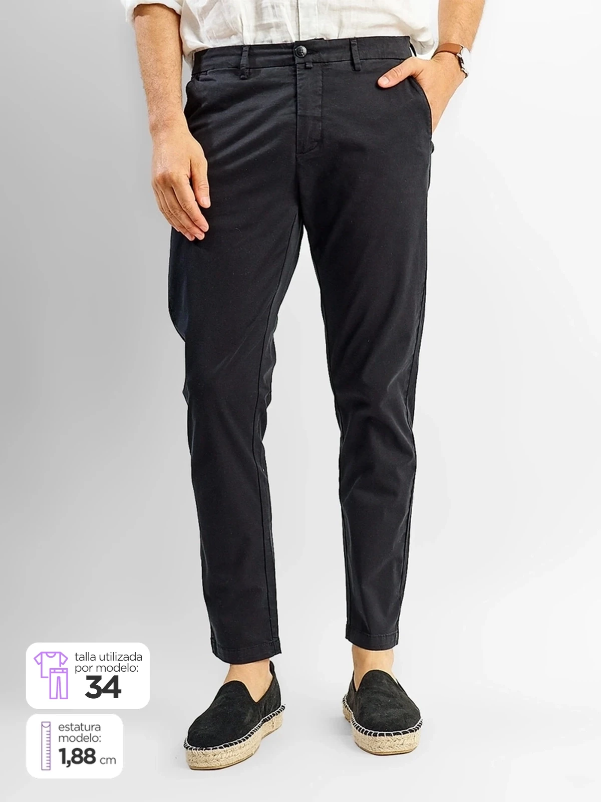 PANTALÓN HOMBRE SPAVALDI ELTORE AZUL MARINO - 1