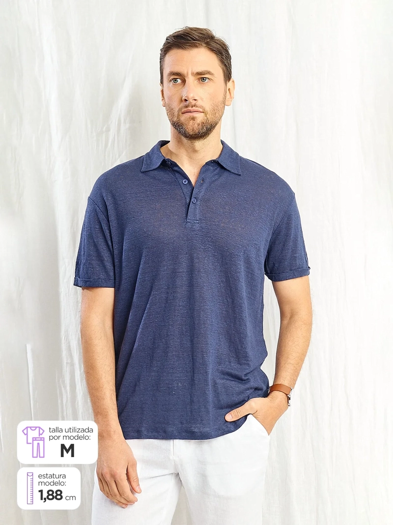 POLO MANGA CORTA CASUAL HOMBRE SPAVALDI ELISEO - 1