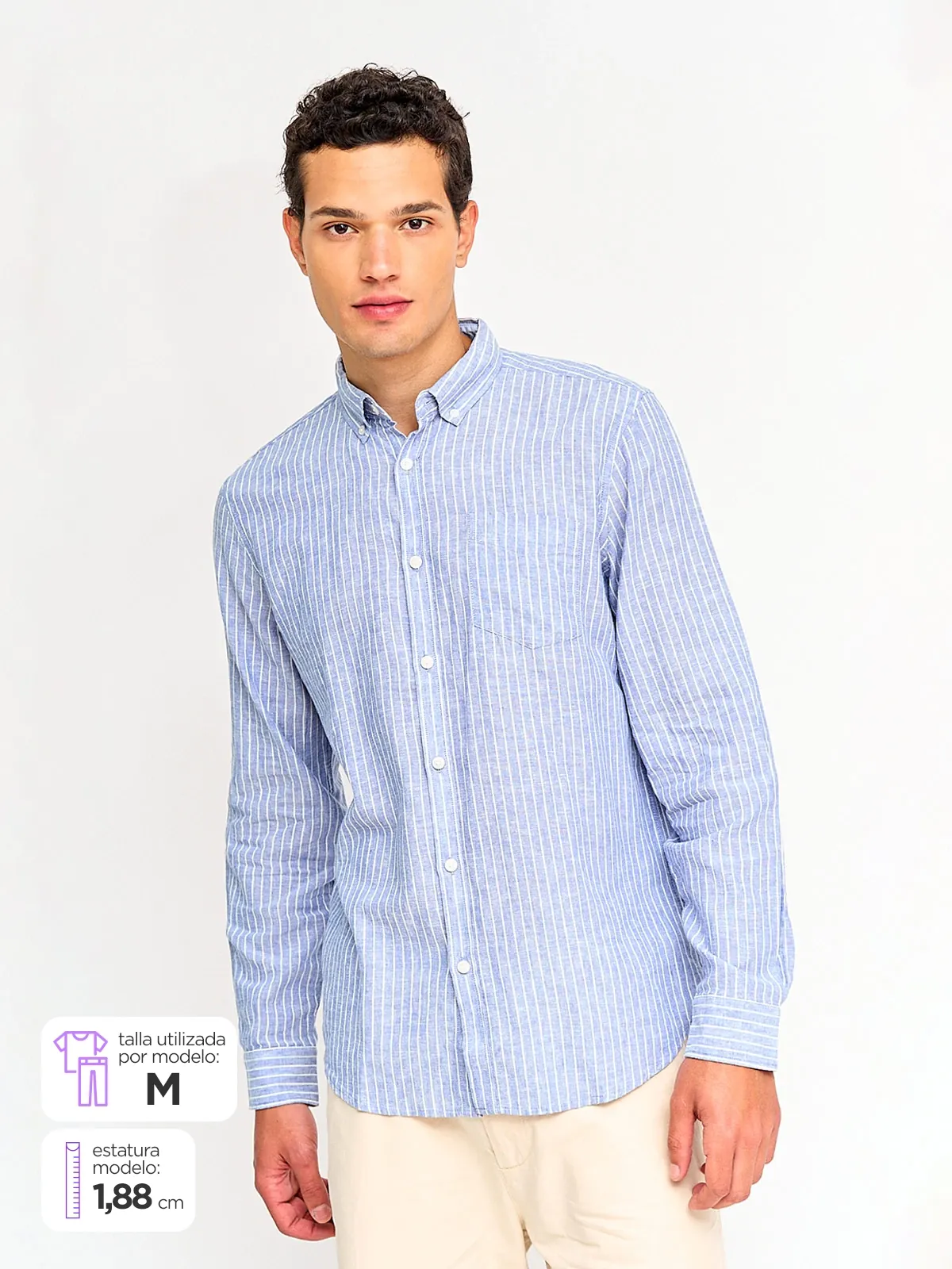 CAMISA MANGA LARGA HOMBRE KENNETH STEVENS ALIRAYA - 1