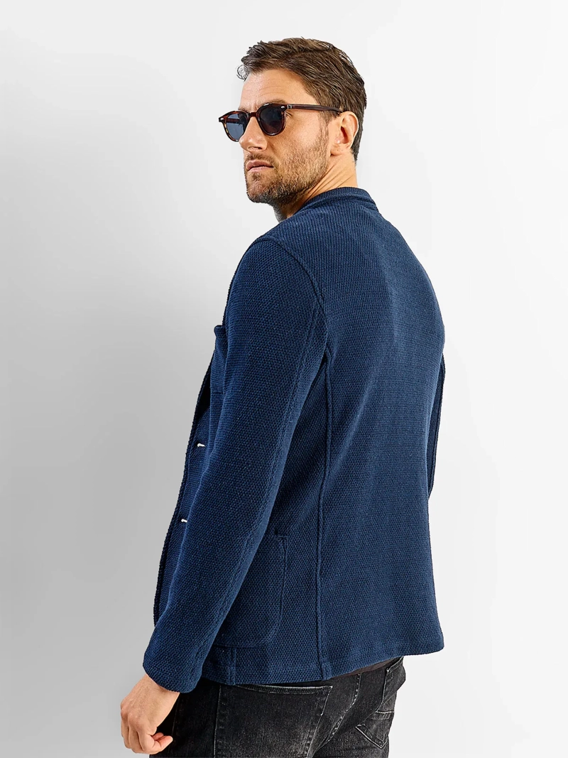 BLAZER CASUAL HOMBRE SPAVALDI EULOGIO AZUL ÍNDIGO - 2