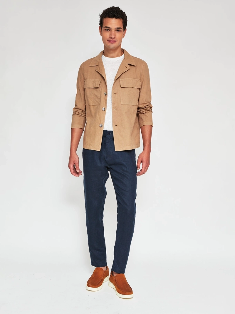 SOBRECAMISA HOMBRE SPAVALDI LINO MANGA LARGA - 5