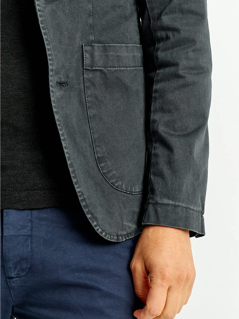 BLAZER HOMBRE SPAVALDI EDOARDO GRIS OSCURO - 4