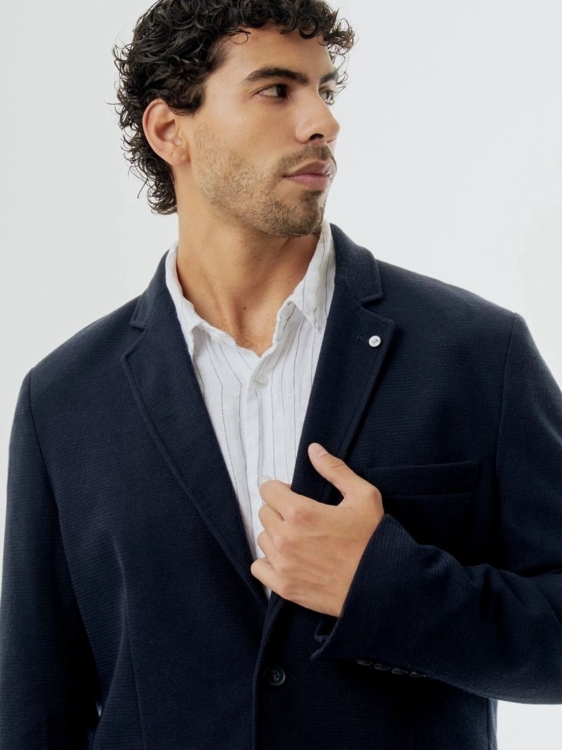 BLAZER HOMBRE SPAVALDI ELMO AZUL - 5