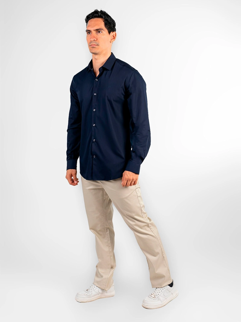 CAMISA MANGA LARGA ALGODÓN HOMBRE OSCAR DE LA RENTA - 3