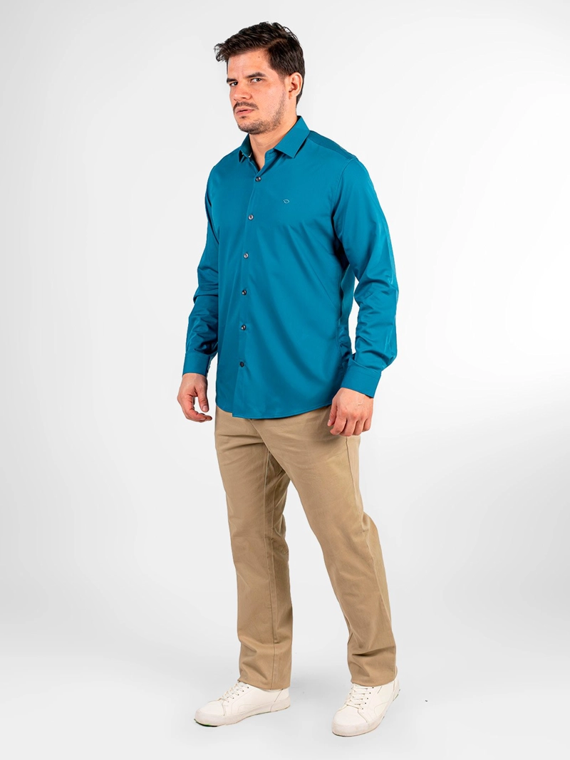 CAMISA MANGA LARGA ALGODÓN HOMBRE OSCAR DE LA RENTA - 3