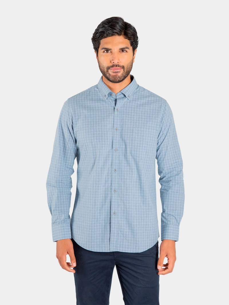 CAMISA MANGA LARGA ALGODÓN HOMBRE JOHN HOLDEN SPORT 9CY365 - 1
