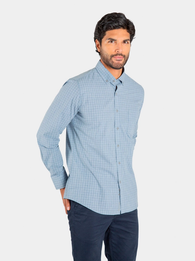 CAMISA MANGA LARGA ALGODÓN HOMBRE JOHN HOLDEN SPORT 9CY365 - 3