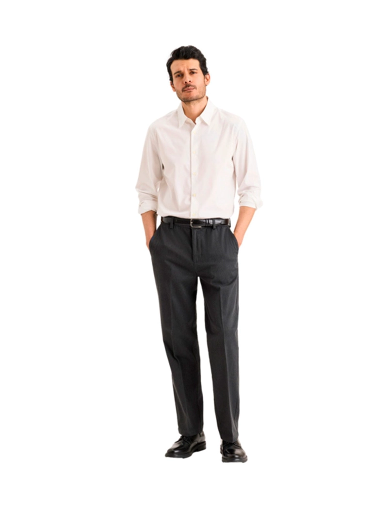 CAMISA MANGA LARGA ALGODÓN HOMBRE DOCKERS BLANCO WORKDAY - 3