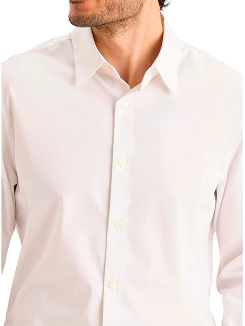 CAMISA MANGA LARGA ALGODÓN HOMBRE DOCKERS BLANCO WORKDAY - 4
