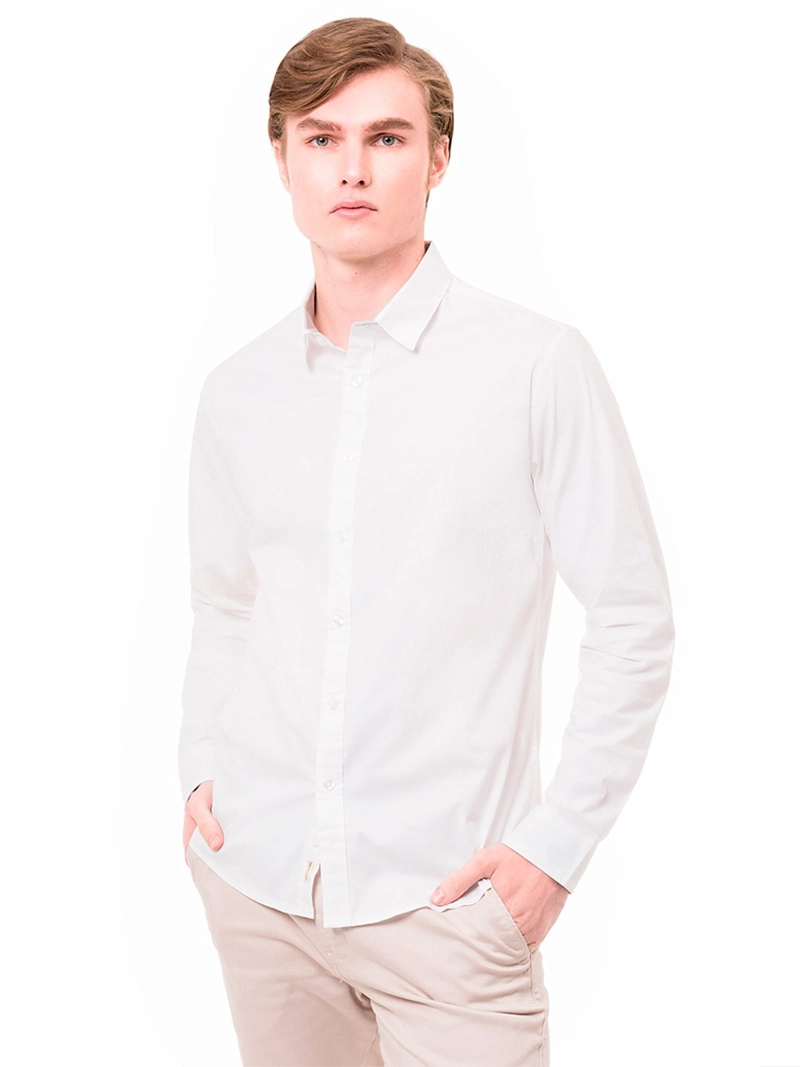 CAMISA SLIM FIT MANGA LARGA HOMBRE NORTON PAULINO - 1