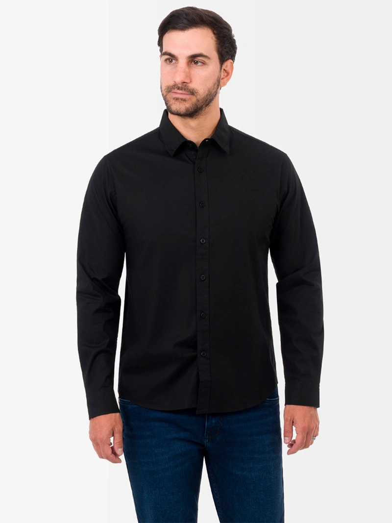 CAMISA SLIM FIT MANGA LARGA HOMBRE NORTON PAULINO - 1