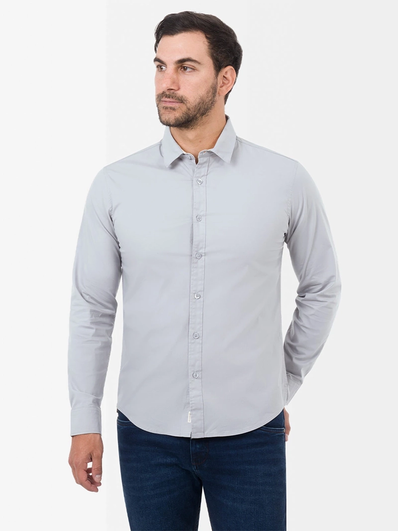 CAMISA SLIM FIT MANGA LARGA HOMBRE NORTON PAULINO - 1