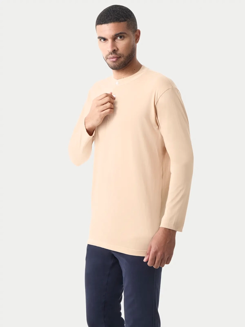 POLO MANGA LARGA HOMBRE MARQUIS MAO AZUL MARINO - 3