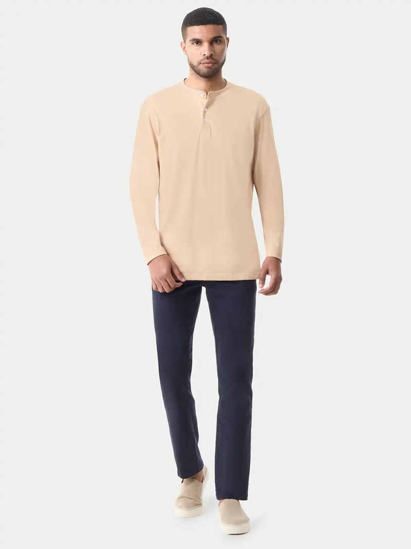 POLO MANGA LARGA HOMBRE MARQUIS MAO AZUL MARINO - 5