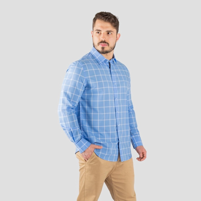 CAMISA CASUAL MANGA LARGA ALGODÓN JOHN HOLDEN 9CY505 - 2