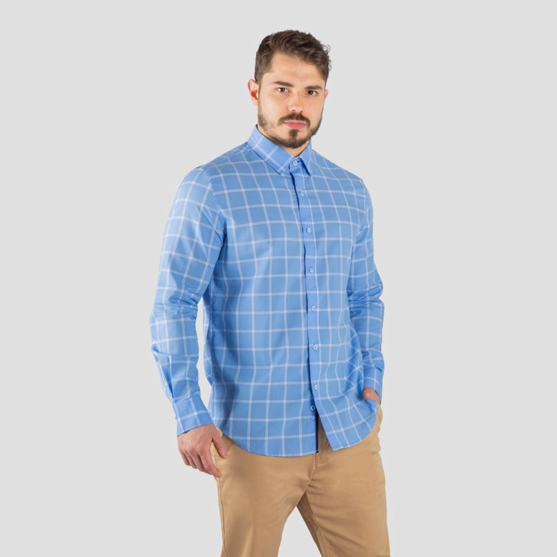 CAMISA CASUAL MANGA LARGA ALGODÓN JOHN HOLDEN 9CY505 - 4