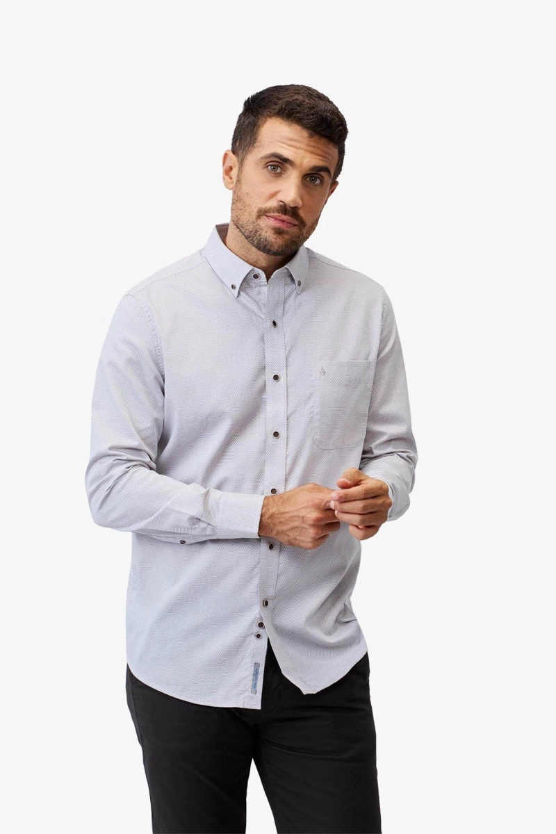 CAMISA MANGA LARGA ALGODÓN JOHN HOLDEN 9CY580 - 1