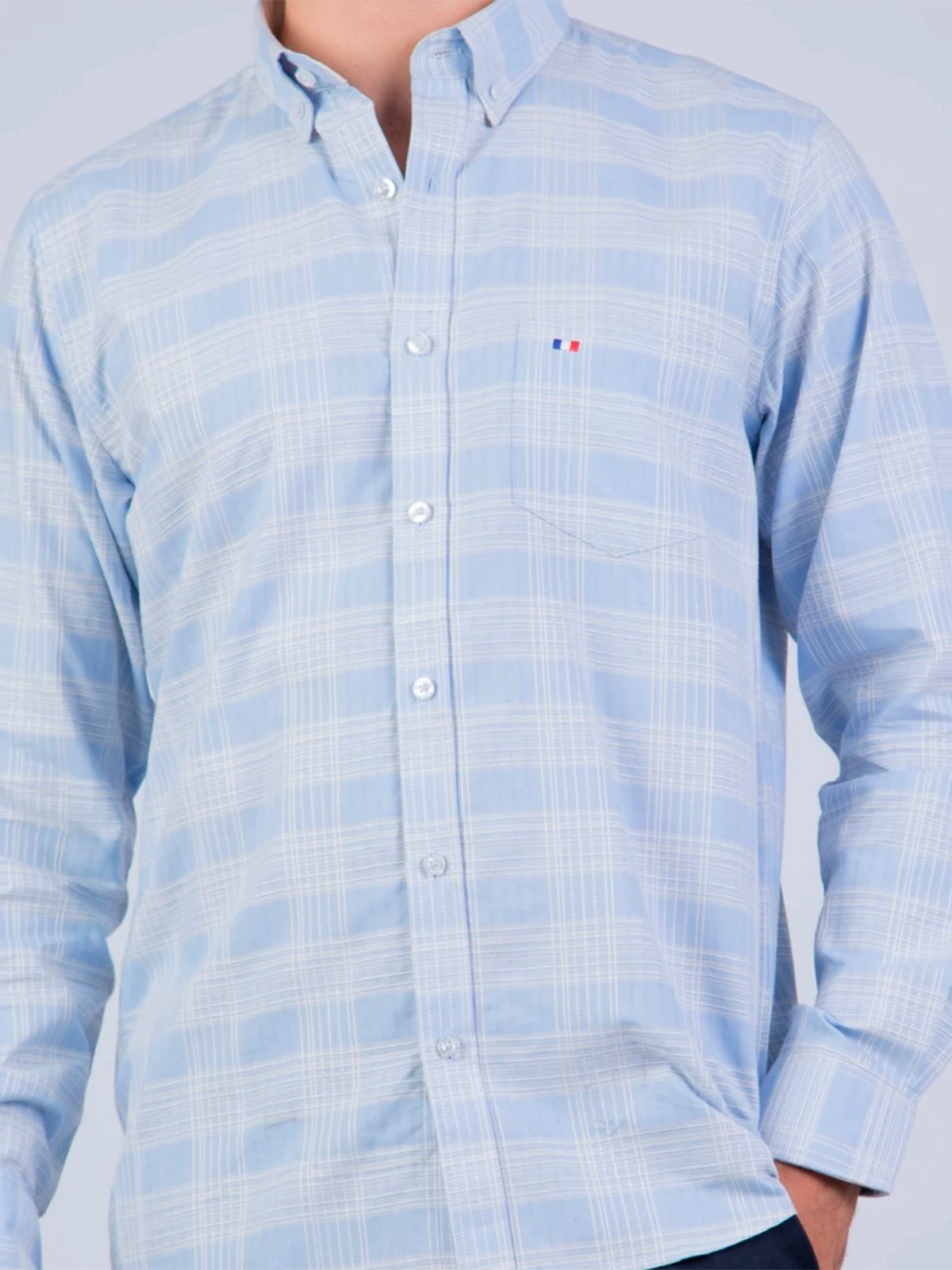 CAMISA MANGA LARGA ALGODÓN HOMBRE PIERRE CARDIN - 3