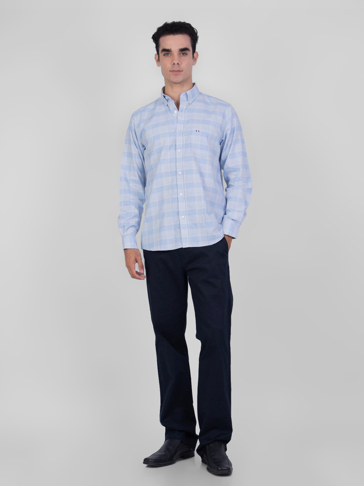 CAMISA MANGA LARGA ALGODÓN HOMBRE PIERRE CARDIN - 4