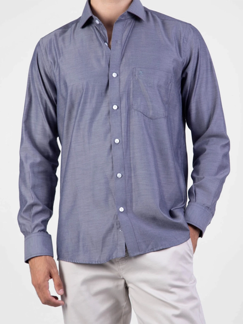 CAMISA MANGA LARGA ALGODÓN HOMBRE PIERRE CARDIN - 3