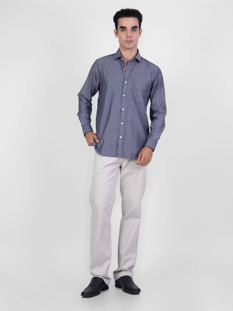 CAMISA MANGA LARGA ALGODÓN HOMBRE PIERRE CARDIN - 4
