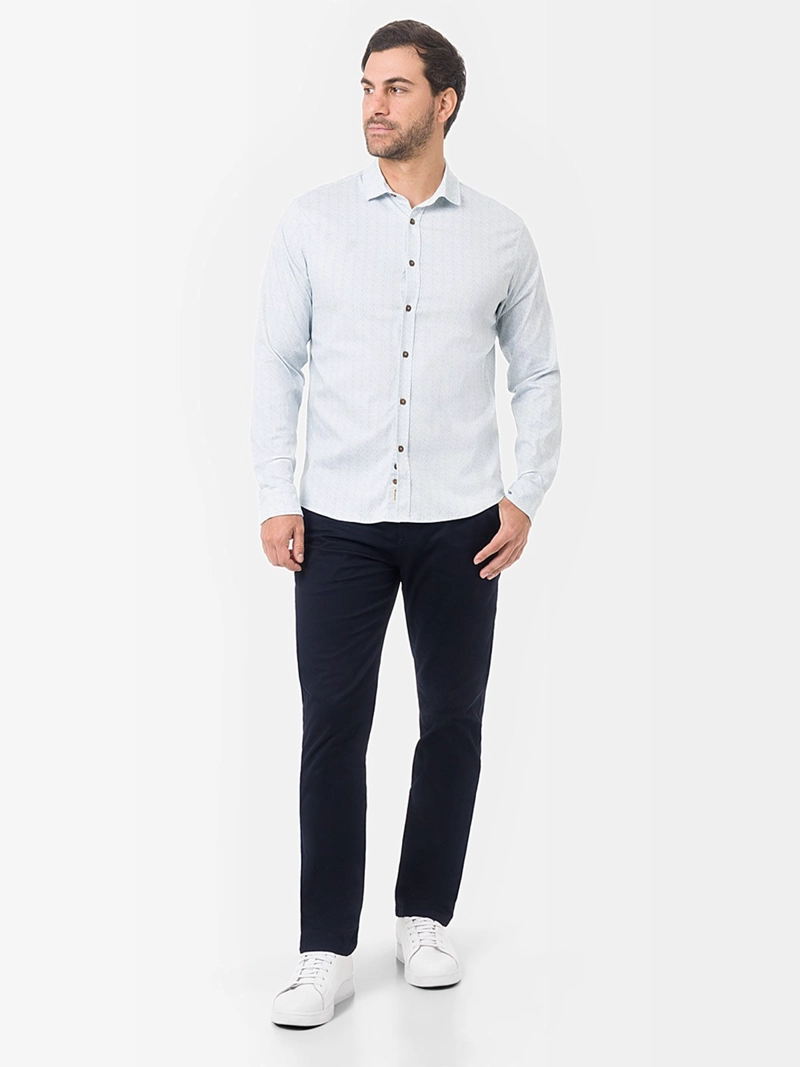 PANTALÓN SLIM FIT HOMBRE NORTON STRETCH SEMI PITILLO GERMAN - 5