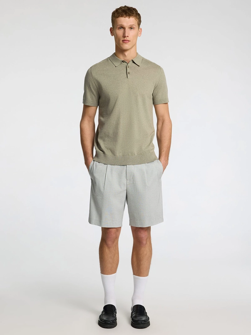 POLO MANGA CORTA ALGODÓN HOMBRE SELECTED - 1