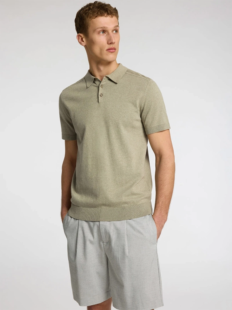 POLO MANGA CORTA ALGODÓN HOMBRE SELECTED - 3