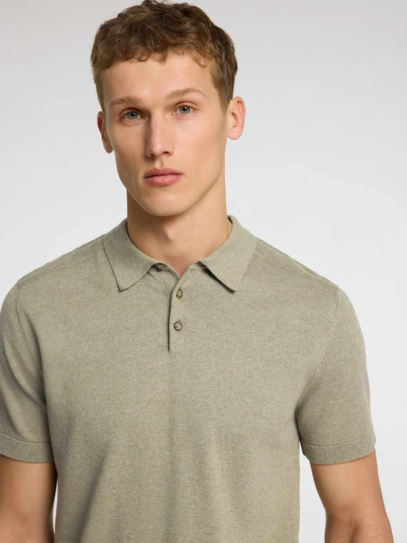 POLO MANGA CORTA ALGODÓN HOMBRE SELECTED - 5