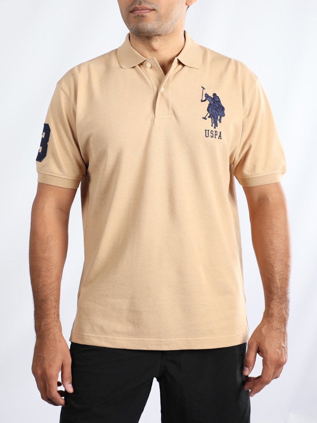 POLO MANGA CORTA ALGODÓN HOMBRE US POLO 5220PER - 1