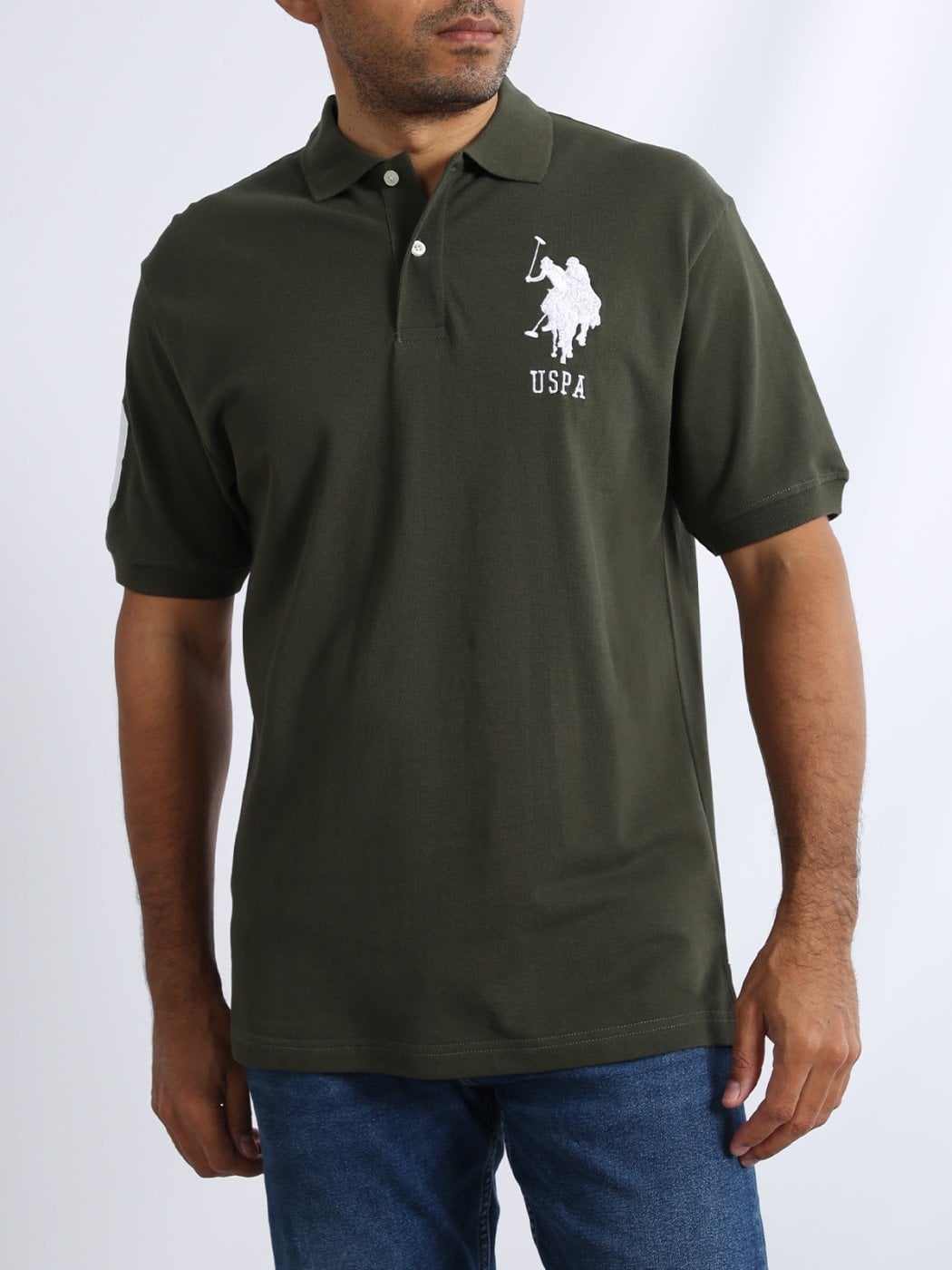 POLO MANGA CORTA ALGODÓN HOMBRE US POLO 5220PER - 1