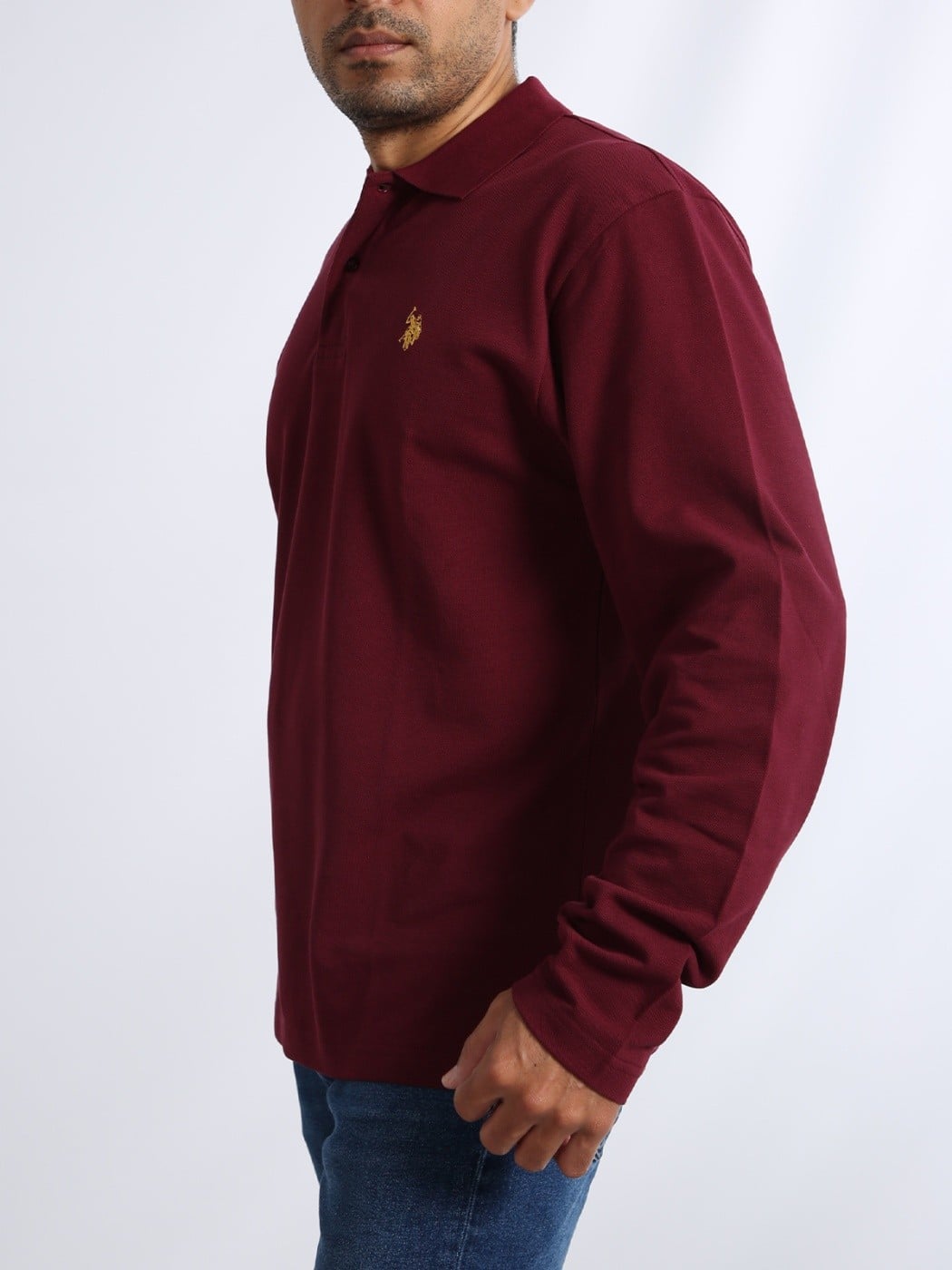POLO MANGA LARGA ALGODÓN HOMBRE US POLO 10101PER - 3