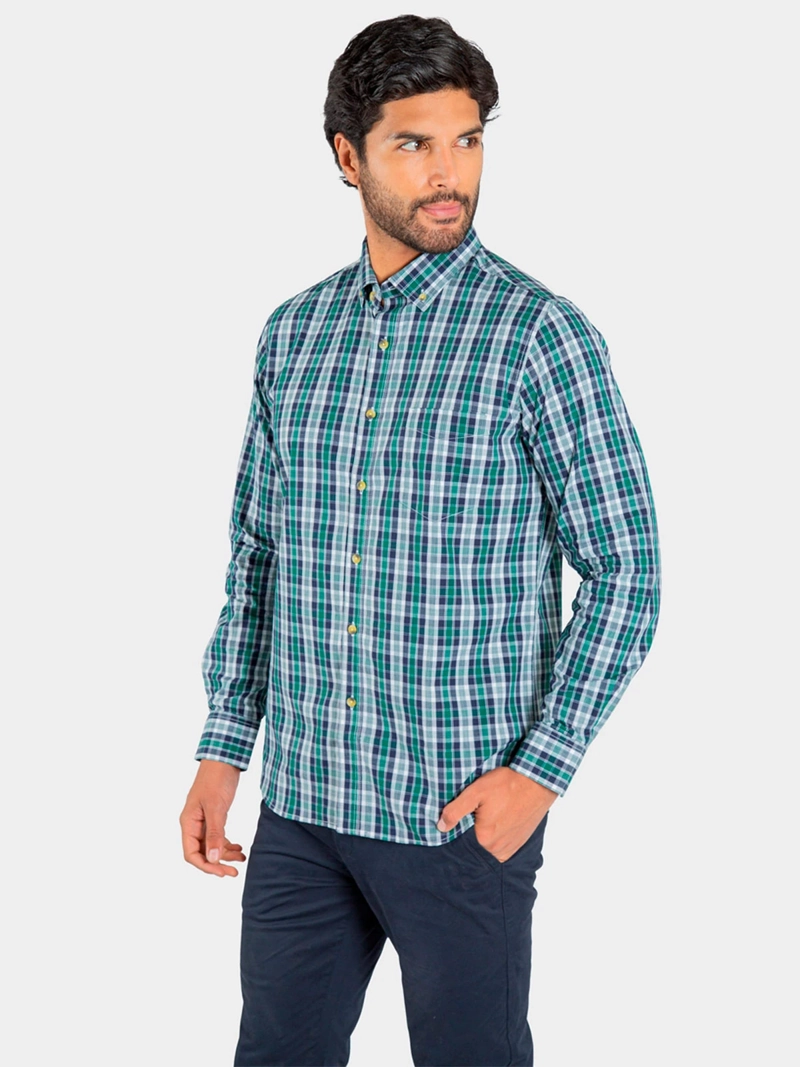 CAMISA MANGA LARGA ALGODÓN HOMBRE JOHN HOLDEN 9CY366 - 2