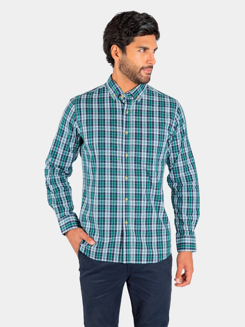 CAMISA MANGA LARGA ALGODÓN HOMBRE JOHN HOLDEN 9CY366 - 4