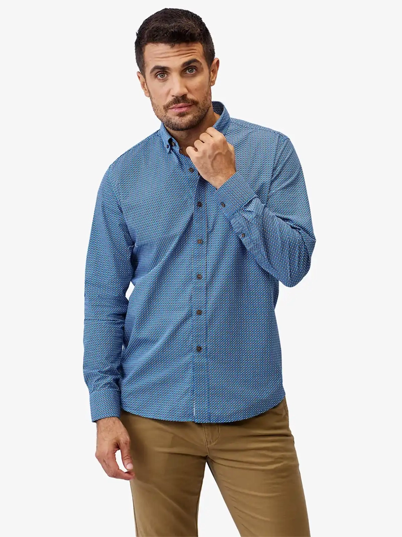 CAMISA MANGA LARGA ALGODÓN HOMBRE JOHN HOLDEN 9CY551 - 2