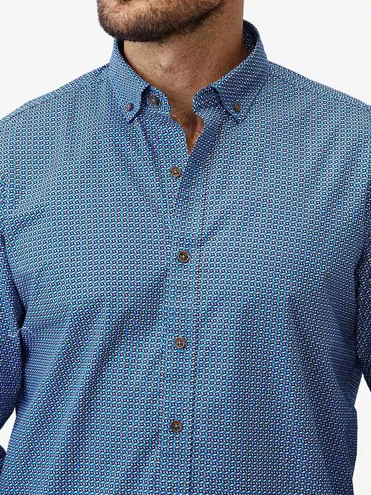 CAMISA MANGA LARGA ALGODÓN HOMBRE JOHN HOLDEN 9CY551 - 4