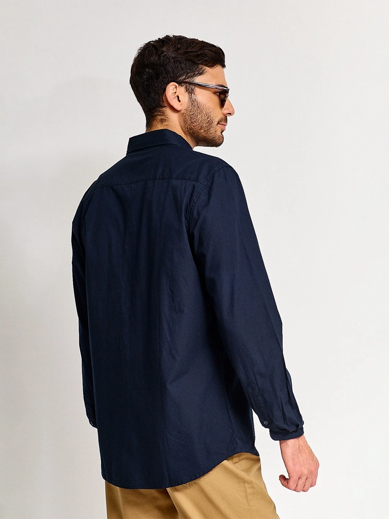 CAMISA MANGA LARGA NAVIGATA HOMBRE POPLIN - 2