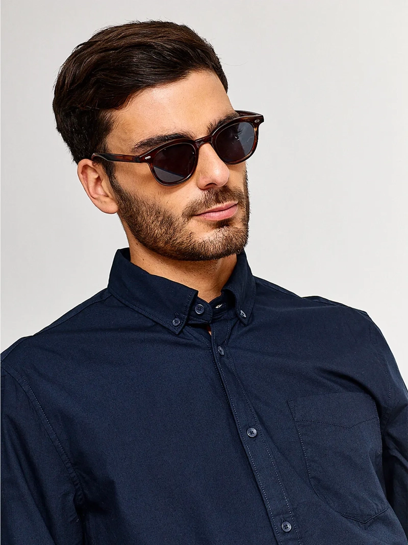 CAMISA MANGA LARGA NAVIGATA HOMBRE POPLIN - 3