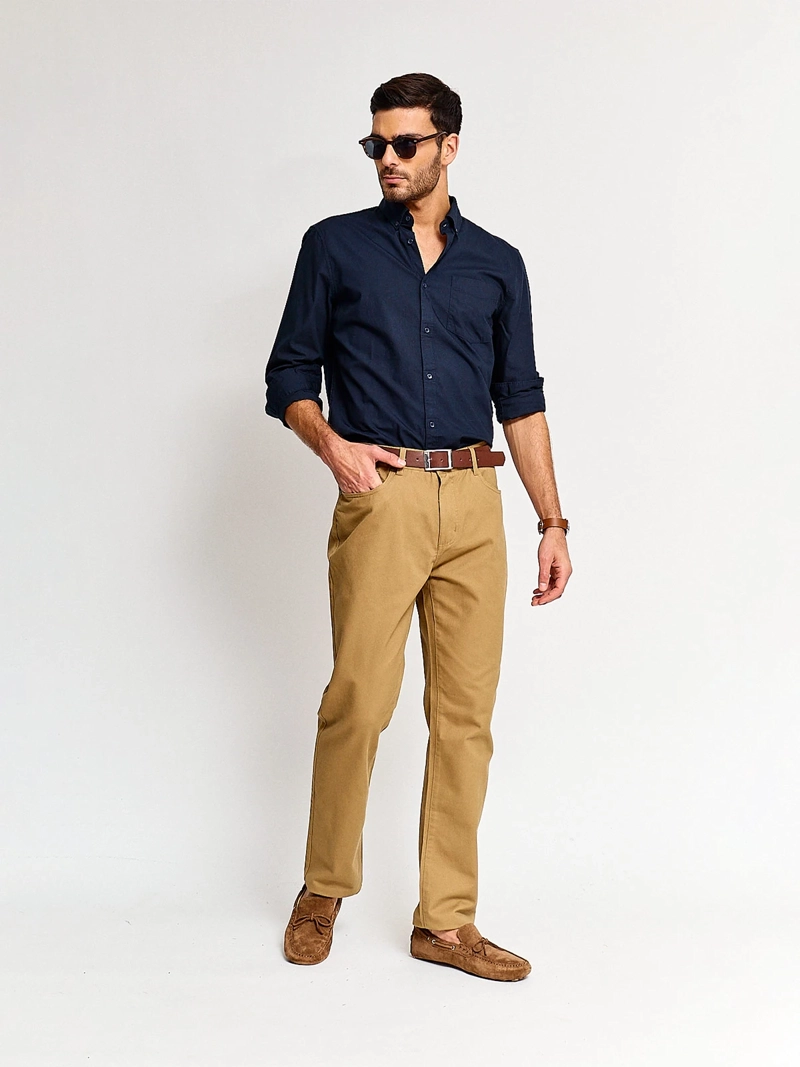 CAMISA MANGA LARGA NAVIGATA HOMBRE POPLIN - 4