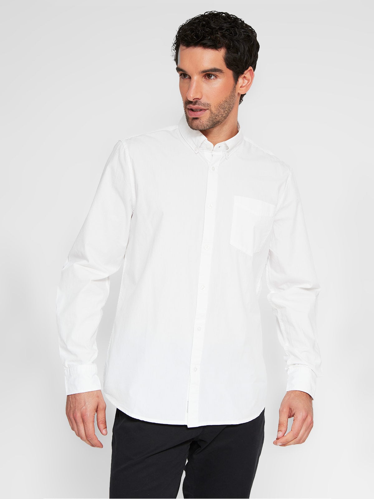 CAMISA MANGA LARGA NAVIGATA HOMBRE POPLIN - 1