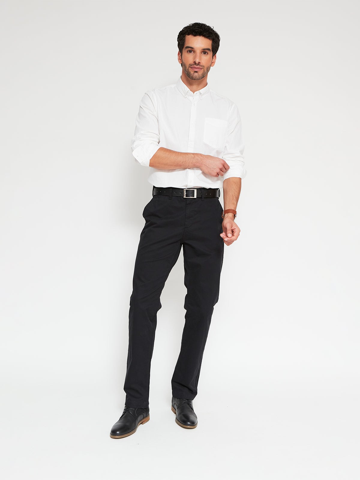CAMISA MANGA LARGA NAVIGATA HOMBRE POPLIN - 4